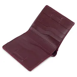 Шкіряне жіноче портмоне Grande Pelle 11518 бордове - мініатюра 9
