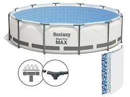 Басейн вуличний Bestway Pool 427x84 56595 з фільтром та насосом - мініатюра 5