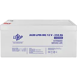 Акумулятор LogicPower AGM-MG 12V/250Ah/3000Wh [4198] [109876] - мініатюра 1
