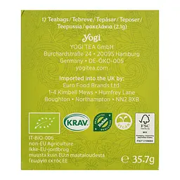 Суміш трав'яна Yogi Tea Morning Energy органічна (17 шт. х 2.1 г) - мініатюра 6