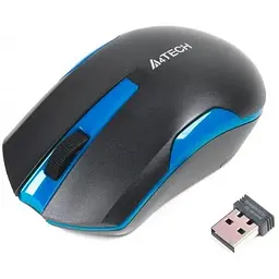 Миша A4Tech G3-200N Wireless black+blue