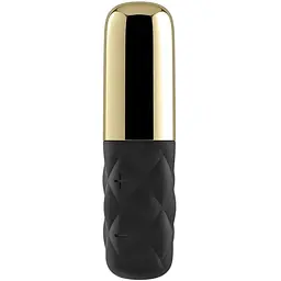 Потужний міні-вібратор Satisfyer Mini Lovely Honey Gold зі знімним ковпачком 15 режимів роботи