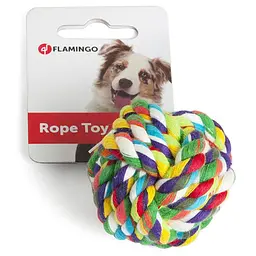 Flamingo Cotton Ball фламинго плетений м'яч іграшка для собак хлопок