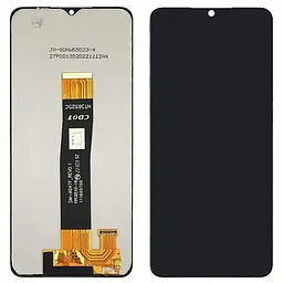Дисплей для Samsung A047 Galaxy A04s, чорний, без рамки, Оригінал (переклеєне скло), SM-A047F V01