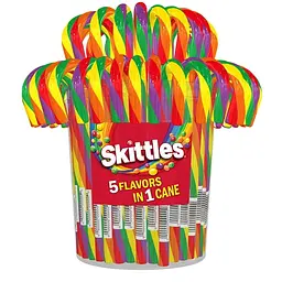Льодяники Skittles Candy Canes 60шт.