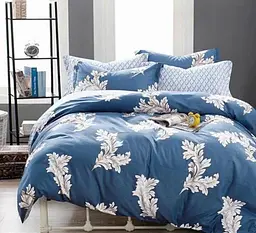 Комплект постільної білизни Ecotton двоспальний Сімейний 150х215 см синій (23440) (23440)