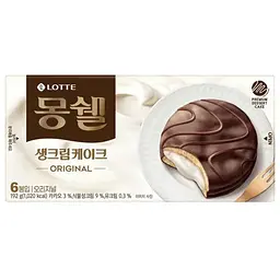 Тістечко шоколадне Lotte Monshell Original 204г (6 шт х 34 г)