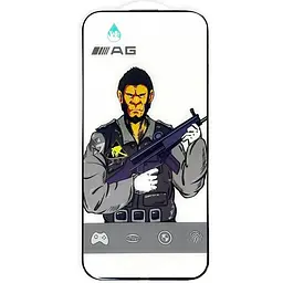 Захисне скло 5D Anti-static Matte (тех.пак) для Apple iPhone 17 / 16 Pro (6.3) Чорний