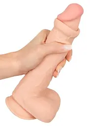 Реалістичний фалоімітатор NS Dildo with movable skin 25 Orion 42-05548390000 103580 - мініатюра 9