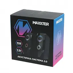 Колонки Maxxter CSP-U002RGB Black - мініатюра 4