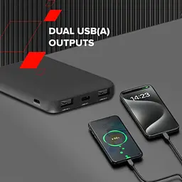 Батарея універсальна Canyon OnPower 100 10000mAh, 5В/2А, Black (CNS-CPB100B) - мініатюра 7