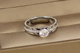Кільце Xuping Jewelry вічна мить р 19 сріблясте