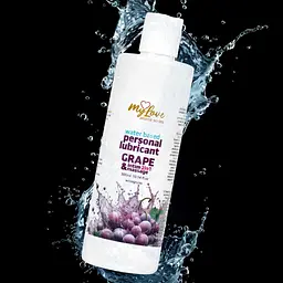 Лубрикант MyLove Aroma Series IntimMassage 2in1 Grape, 300 мл - мініатюра 3