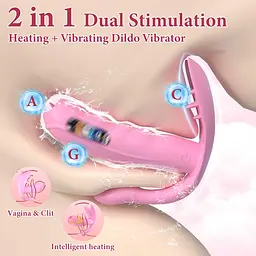 Вібратор - Silicone Vibrator, 7 vibration modes, Heating + APP - мініатюра 2