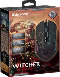 Миша Defender Witcher GM-990 RGB Black [52990] [69169] - мініатюра 5