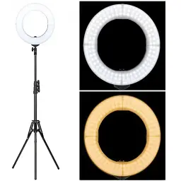 Тримач з кільцевим освітленням Zomei ZM336 14" 180 см Tripod Stand 3200-5600K - мініатюра 4