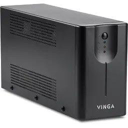 Пристрій безперебійного живлення Vinga LED 2000VA metall case (VPE-2000M) - мініатюра 2