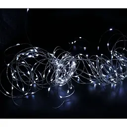 Гірлянда-роса (Copper Wire) 200W-4, внутрішня, провід прозорий, 20м (Білий) RE775621