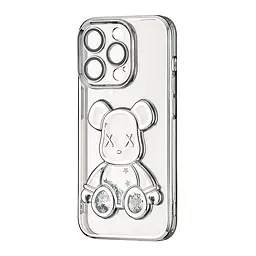 Чохол Shining Bear Case Protected Camera iPhone 15 Pro Silver