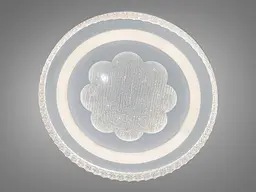 Стельова LED-люстра Diasha WG5156/C WH 85W, кругла, 3 кольори світла, Ø48 см, настінний вимикач - мініатюра 3