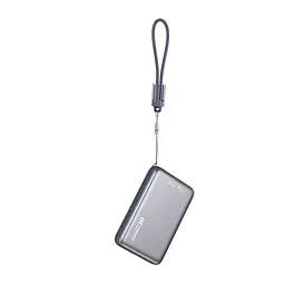 Повербанк 10000mAh Choetech B862 Grey 22.5W QC3.0 PD3.0 бездротова магнітна зарядка MagSafe (43-00168)