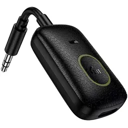 Bluetooth аудіо ресивер/трансмітер Hoco E 151 Graceful (AUX 3.5 mm) Black - мініатюра 4