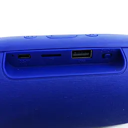 Портативна акумуляторна Bluetooth колонка бездротова 16см переносна акустика бумбокс USB MP3 UKC Charge Mini E3 синій - мініатюра 3