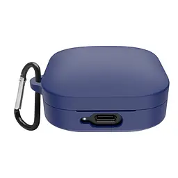 Силіконовий чохол для навушників Xiaomi Redmi Buds 6 Active, Hang Case, синій, ультратонкий захисний кейс товщиною 2 мм, захист від подряпин, пилу та ударів, компактний, з карабіном для кріплення, ArmorStandart (ARM81092)