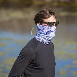 Бафф Buff Coolnet UV+ Realtree Wav3 Blue Red Синій-Червоний - мініатюра 3