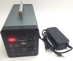 Акумуляторний інвертор-перетворювач напруги 400 Вт 96000 mAh Power Bank з розеткою 220 V та 12 V, зарядна станція Yachu 350.4 Wh 12,8 V/24 Ah/400 W - мініатюра 6