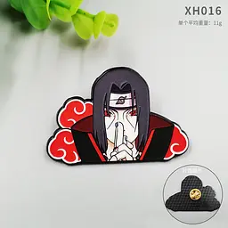 Значок Наруто Ітачі Учіха Naruto Itachi Uchiha Z N IU 03 - мініатюра 2
