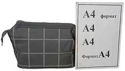 Косметичка дорожня EiE поліестер Сіра - мініатюра 6