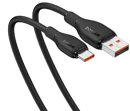Кабель Baseus Pudding Series Fast Charging Cable USB to Type-C 100W 2m P10355703111-01 Black - мініатюра 3
