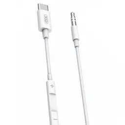Кабель XO NB-R192B Type-c to 3.5 mm 1M White
