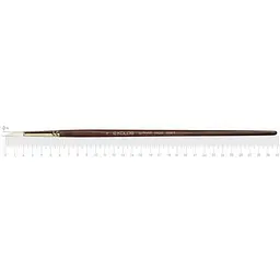 Пензель синтетика кругла Snow 1098R № 4 довга ручка Kolos