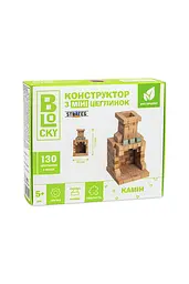 Будівельний набір для творчості з міні-цеглинок BLOCKY - "Камін" Strateg 31025 ЦБ-00241610