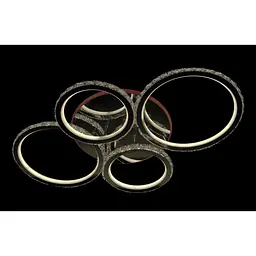 LED люстра світильник з пультом і підсвічуванням Linisoln 9365/4 CHROME