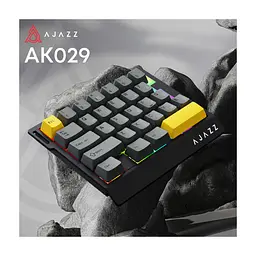 Клавіатура Ajazz AK029 Ice Island Magnetic Switch USB UA Black/Yellow (AK029-I-BY) - мініатюра 7
