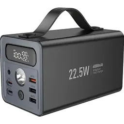 Зовнішній акумулятор Hoco Distant J138 60000mAh 22.5W Black [124994]