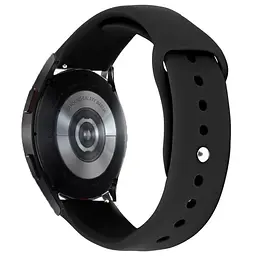 Силіконовий ремінець Sport для Smart Watch 20mm Чорний / Black