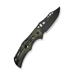 Ніж складаний туристичний Civivi Biophase, (8.9 см) Nitro-V / Aluminum & G10 чорно-зелений - мініатюра 2