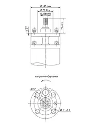 Насос відцентровий свердловинний DONGYIN 6SP17-13 380В 7.5кВт H 143(104)м Q 400(300)л/хв Ø145мм+пульт (з 3х частин) (7777043) - мініатюра 6