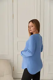 Лонгслів для вагітних та годуючих Avila XL Lullababe Денім - мініатюра 5