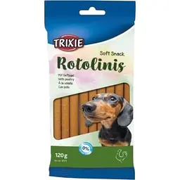 Ласощі для собак Trixie Soft Snack Rotolinis Палички з м'ясом домашніх птахів 120 г
