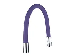 Гусак AQUATICA излив 3/4 для кухні силіконовий фіолетовий (9793514)