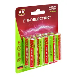 Батарейки Euroelectric AA LR6 1,5V, 10 шт. - мініатюра 2