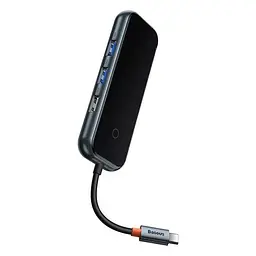 Конвертер - хаб Baseus AcmeJoy 5-Port Type-C адаптер WKJZ010213 - мініатюра 4