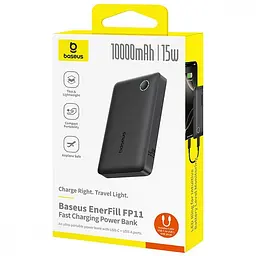 Павербанк Baseus EnerFill Bipow2 Pro Black 10 000 mAh / 15 Вт (P1008210C123-00) - мініатюра 4