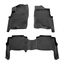 Комплект 3D килимків в салон Nissan Navara D40 2005-2010