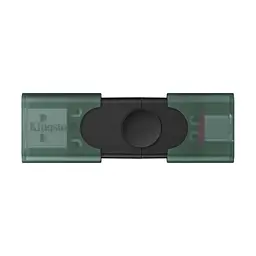 Флеш накопичувач USB 256Gb DataTraveler Duo, Green/Black Kingston teh0021095 - мініатюра 2